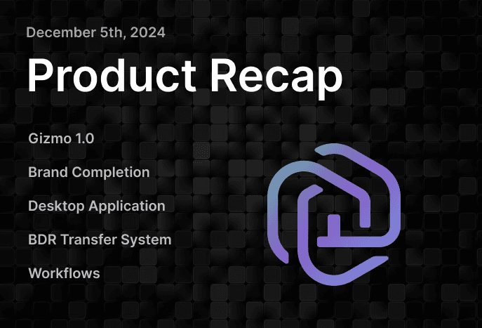 Product Recap #1