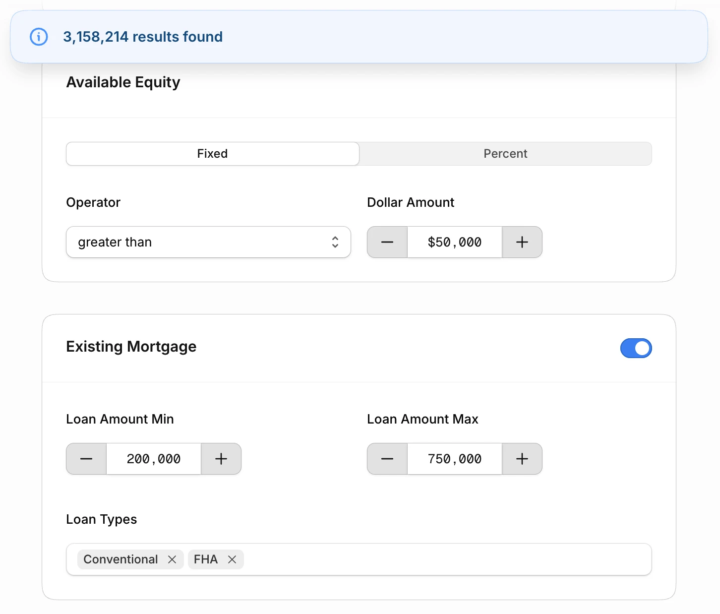 Direct mail property search